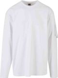 Urban Classics Sleeve Pocket Longsleeve shirt Wit M