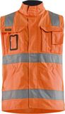 Blåkläder Blaklader Werkvest. Ongevoerd High Vis 8505-1804 - High Vis Oranje/Marineblauw - XXXL