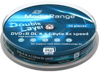 MediaRange MR466 DVD+R DL - Cakebox - 8.5 Go - Pack de 10
