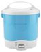 Cuisinière à riz électrique, 24V, 18W, 1,6 litre, portable, cuiseur vapeur, bleu