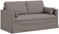 vidaXL Bank Taupe Stof 158 x 78 x 80 cm