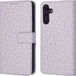 iMoshion Design Bookcase Hoesje Samsung Galaxy A14 (5G/4G) - Paars / White Daisy