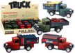 LEAN TOYS Camionnette en aluminium avec portes battantes, lumière et son