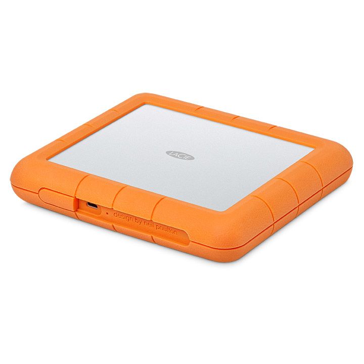 LaCie Rugged RAID Shuttle 8TB USB-C 3.2 Gen 1 (3.1 Gen 1) External Hard Drive - Orange