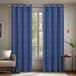Ibenzoa® Rideaux occultants à motif rayé - Bleu - 240x140cm (2 pièces)