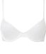 Calvin Klein Sheer Marquisette Unlined Demi Bra - White