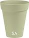 NICOLI Bloempot Buiten Hoog Rond Arke Slim 33cm Saliegroen