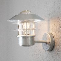 KONSTSMIDE buitenlamp Galvansiert 40W 26 x 24 cm staal/glas zilver