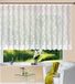 Gordijn Store Jacquard Mainz HxB 145x450 cm plooiband universele band wit bloemenpatroon transparant gordijn woonkamer, 13144
