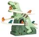 Toboggan Dinosaure - Toboggan intérieur et extérieur - Avec lumières et musique - 3 dinosaures - Âges 3+