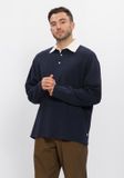 Forét Match Rugby Structured Sweatshirt Heren - Polo shirt - Donkerblauw - Maat L
