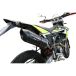 Gpr Exhaust Systems Furore Evo4 Nero Fantic Motor Xef 125 Competition 4t 2021-2023 E5 Silencieux Slip-On Ovale