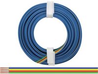 Donau Elektronik 418-5 Draad 4 x 0.14 mm² Groen, Rood, Geel, Blauw 5 m