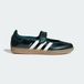 ADIDAS ORIGINALS Ballerines avec brides 'Samba' vert foncé / blanc