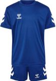Hummel Logo Voetbalset Korte Mouw Enfants - Royal / Blanc | Taille : 164