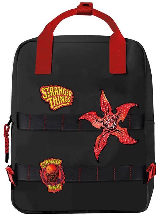 Stranger Things Unisex Rugzak - Zwart/Rood