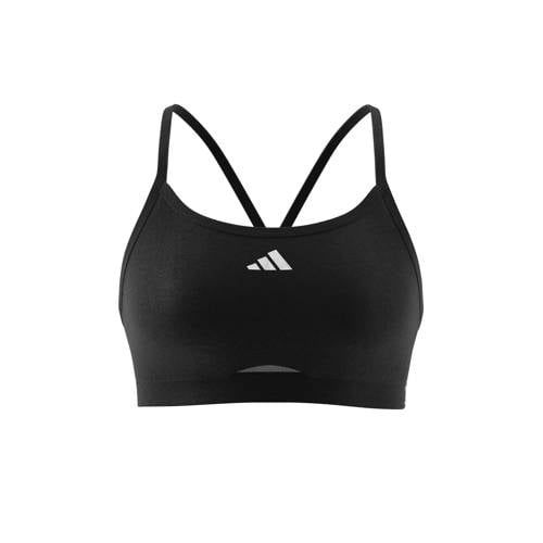adidas Performance Level 2 Sport BH - Zwart