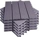 Dalles de jardin sans marque - Dalles de terrasse - Dalles de pont - 30x30cm - Set de 11 pièces - Gris clair