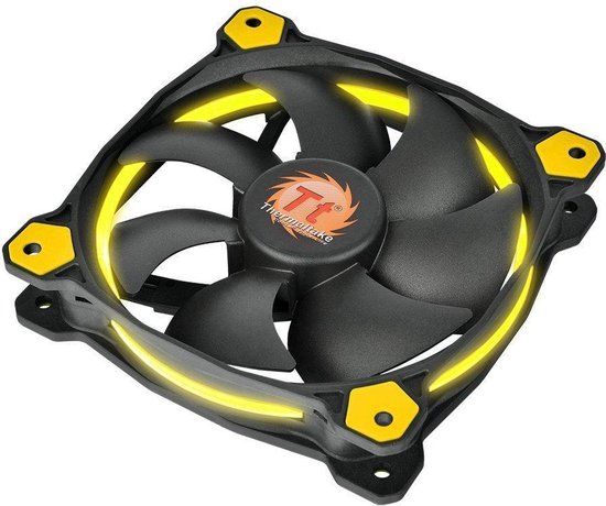 Thermaltake Riing 14 LED Case Fan - Yellow