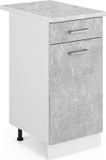Vicco R-Line Universele onderkast – 40 cm met lade, met werkblad Beton