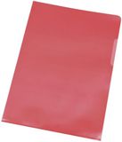 Q-CONNECT L-map | rood | 120 micron | pak van 10 stuks