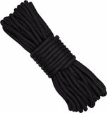 Merkloos / Sans marque Touw - zwart - stevig koord - 9 mm - 15 meter - camping/ outdoor - nylon