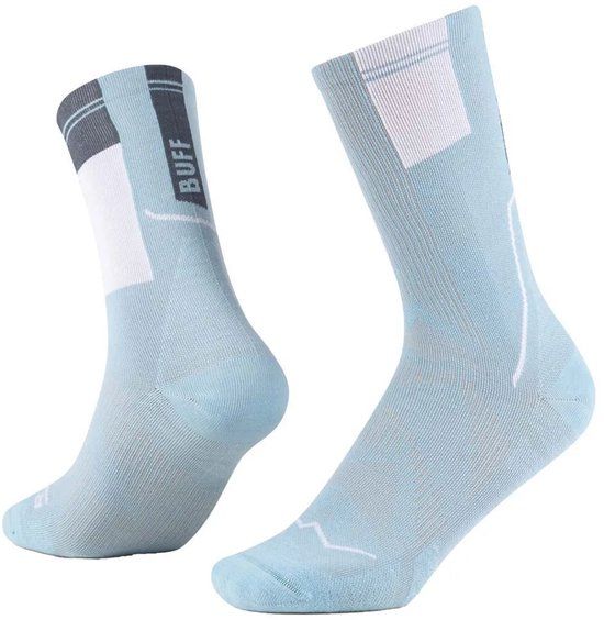Buff Coolnet Crew Hardloopsokken Unisex Dusty Blue 36-38