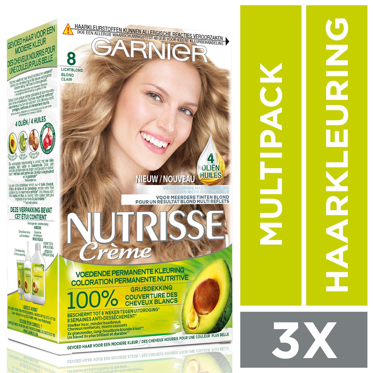 Garnier Nutrisse Crème 80 - Natuurlijk Lichtlond - Haarverf