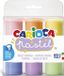 Carioca 43185 temperaverf 25 ml Pot Blauw, Groen, Oranje, Roze, Paars, Geel