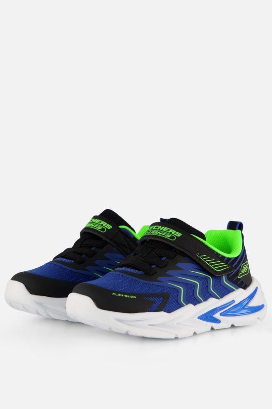 Skechers Flex Glow Ultra Sneakers blauw - Maat 23