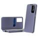 Samsung Étui à rabat Smart Clear View avec fente pour carte - Gris Violet