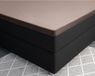Primaviera Deluxe Satijnen - Topper Hoeslaken - 180 x 220 - Taupe