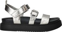 Tamaris Sandalen Plat Sandalen Plat - Zilverkleur - Maat 37
