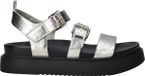 Tamaris Sandalen Plat Sandalen Plat - Zilverkleur - Maat 37