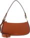 COCCINELLE Leren schoudertas avondtas Merveille Mini Bag Crab Lichtbruin