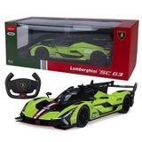 Jamara RC Sport Auto Lamborghini SC63 LMDH - Groen - 2,4GHz RC Model Kant en Klaar - 1:14 Bestuurbare Auto
