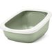 Savic Aseo Jumbo - Kattenbak met hoge rand - botanisch groen/ wit