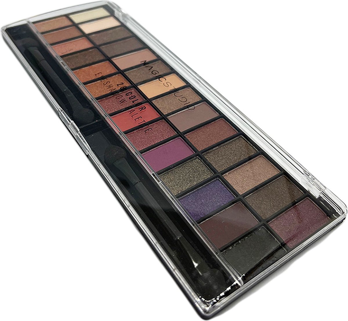 DW4Trading DW4Trading® Make up natural eye oogschaduw pallet 28 shades 3 met 2 kwastjes