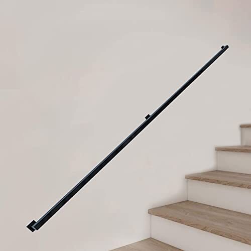 DMCHENGMA Stair Handrail Black 60cm 1m 150cm 2m 300cm Banister Rail