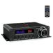 Pyle Stereo audio-versterker, draadloos, Bluetooth, 75 watt, 5.1-kanaals versterker voor thuisbioscoop, surround met HDMI, AUX, FM-antenne, subwoofer-ingang