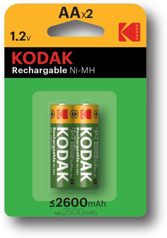 Kodak AA 2600mAh Oplaadbare batterijen