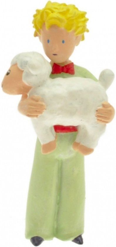 Plastoy - figuurtje De Kleine Prins met schaap - 7 cm