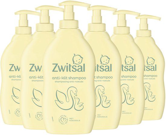 Zwitsal Anti-Klit Shampoo Baby 6 x 400 ml