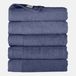 The One Serviette - 50x100 cm - 5 pièces - Qualité hôtel - 450 g/m² - 100% Coton peigné - Denim Faded