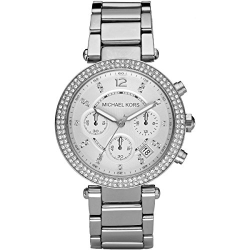 Michael Kors horloge MK5353 Parker zilver