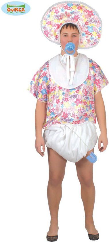 Guirca Grote Baby Kostuum - Man Maat 48-50 - Carnaval Verkleedkleding
