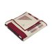 Woolrich Luxe gewatteerde plaid - Cabin Lifestyle, patchwork met elandenontwerp het hele seizoen, lichtgewicht en ademend, gezellige beddengoedlaag voor bank, 127 x 177,8 cm L, Huntington Red