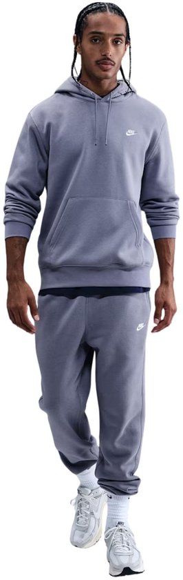 Nike Club GFX Pullover Casual sweater heren Lila S