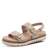 Tamaris WIDE FIT Dames Sandaal 8-88604-46 402 H-breedte Maat: 36 EU Bruin Leer Platte Sandalen