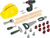 Klein Toys Bosch 36-delige werkplaatsset - helm, draadloze schroevendraaier en alles wat je nodig kan hebben in de werkplaats - incl. licht- en geluidseffecten - groen geel